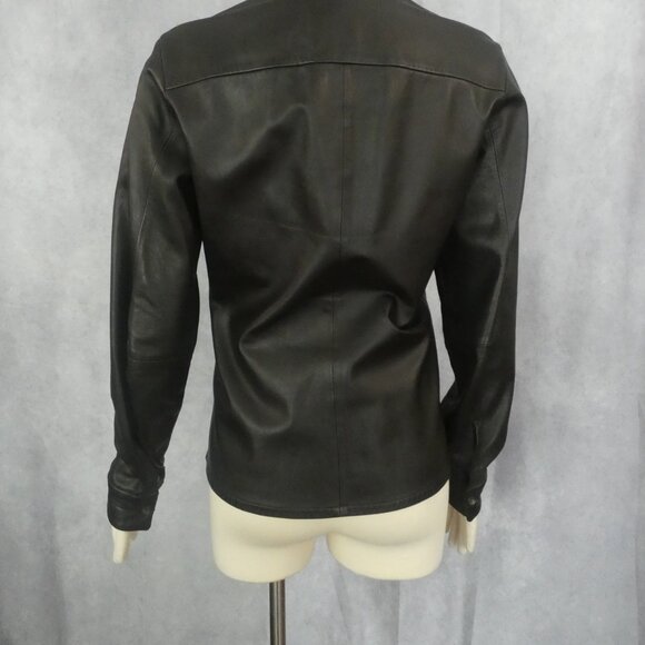 Vintage Banana Republic Leather Shirt - Picture 2 of 4
